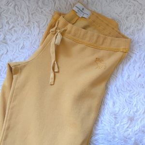 Abercrombie Mustard sweatpants